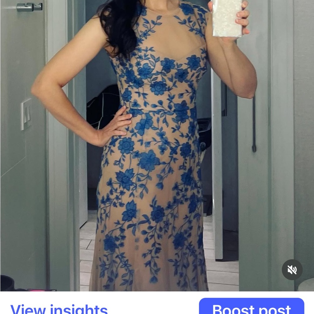 BCBG Maxazaria Dress Veronique Lace Dress Formal gown size 4 - Picture 3 of 12